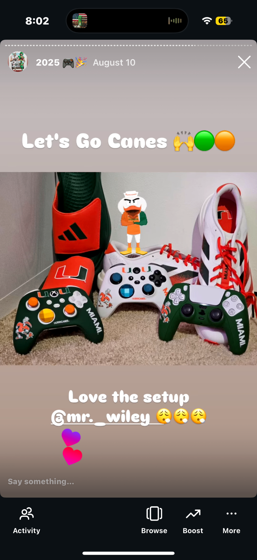 Miami fan setup shared by @mr._wiley